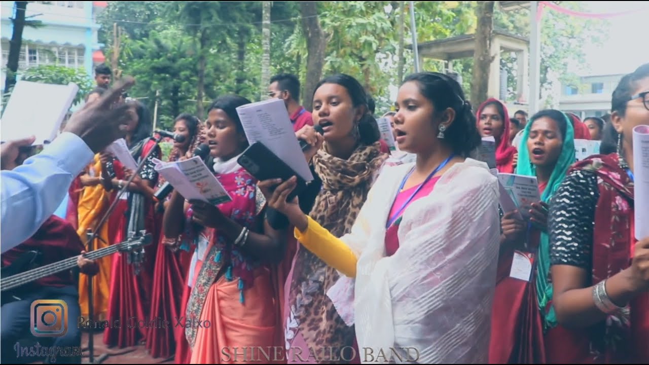 BAGDOGRA DIOCESE YOUTH CONVENTION 2022/ ELA ELA YESHU MUNDARI CHRISTIAN SONG/ CHOIR- BAGDOGRA PARISH