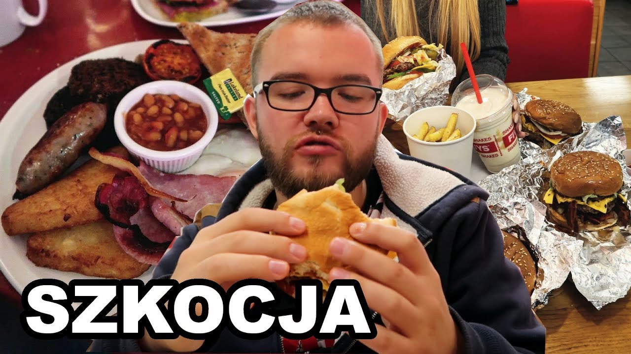 FIVE GUYS, Tim Hortons i WIELKIE szkockie śniadanie - 4 dni w Szkocji | GASTRO VLOG #56
