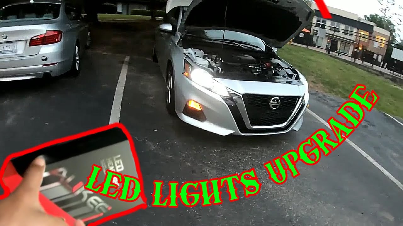 INSTALLING LED HEADLIGHTS ON 2019 NISSAN ALTIMA!!