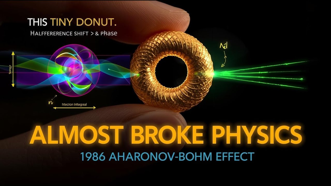 1986 Donut Experiment: Vector Potentials Bend Reality Without Fields
