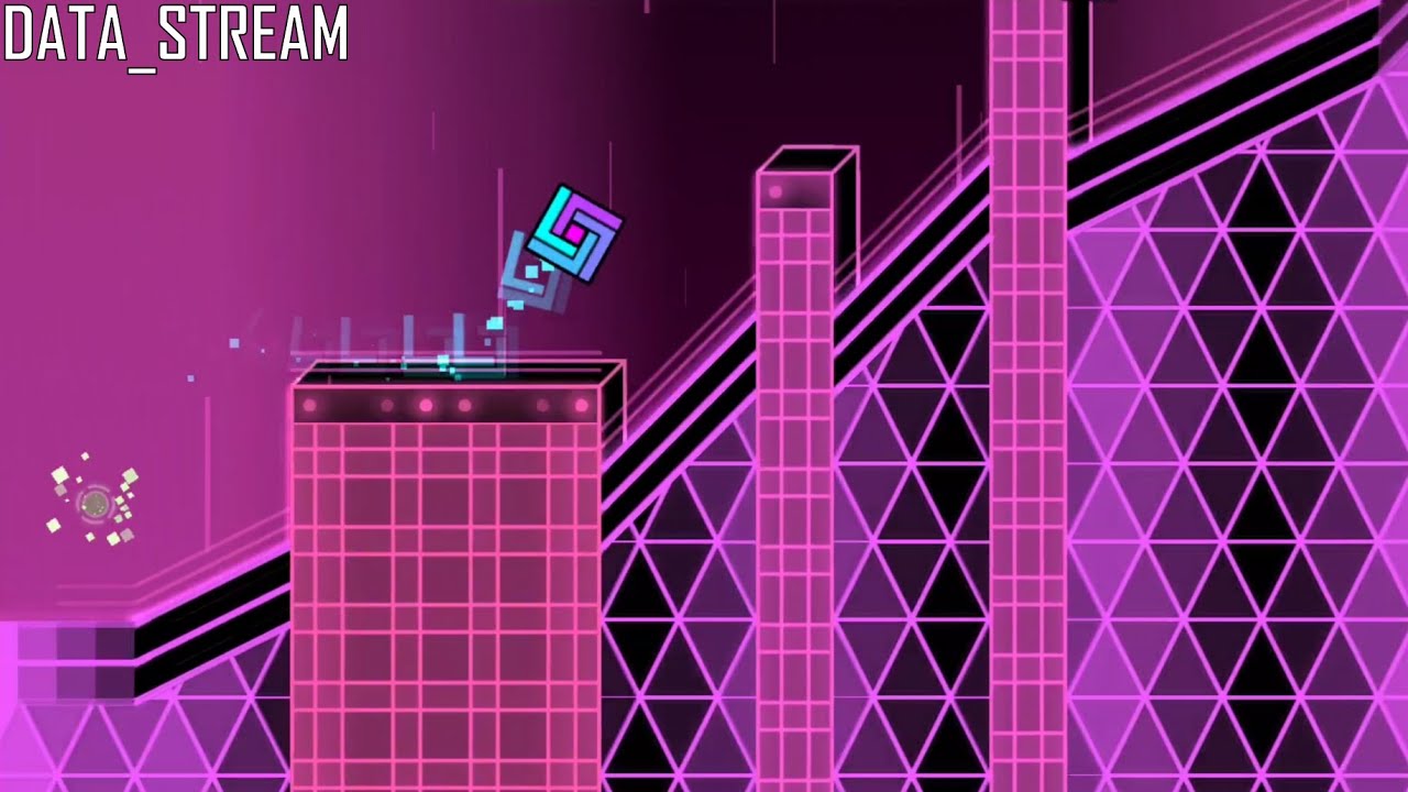 Data Stream (Hard Demon) by ZingerX (me) | Geometry Dash