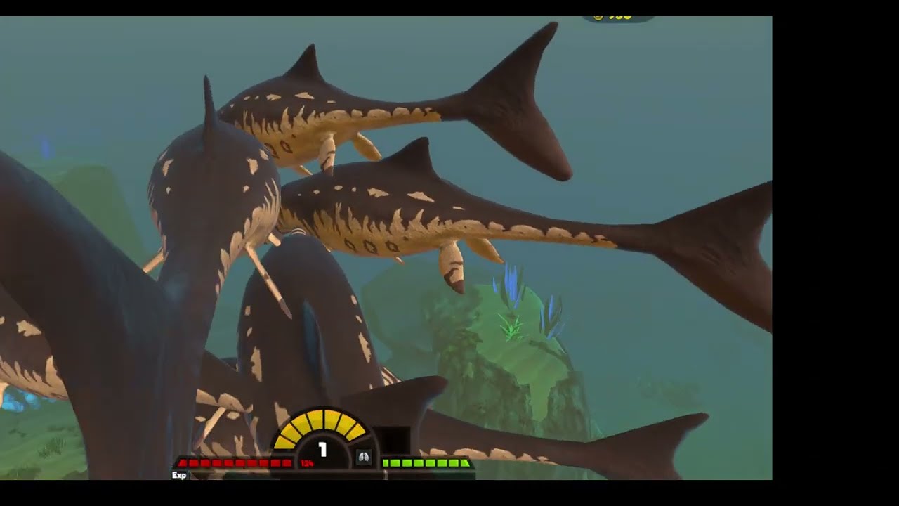 I Became an Ichthyosaurus… Then a Megalodon Appeared! 😱 | Feed and Grow: Fish