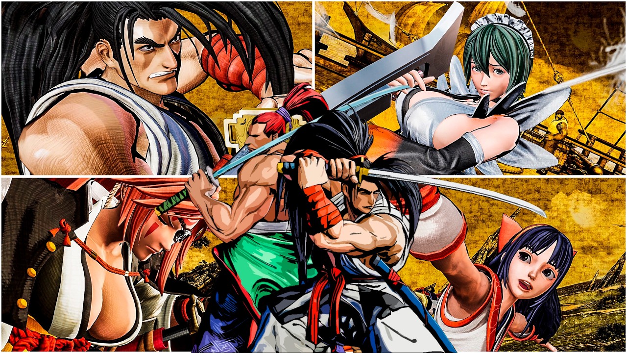 Samurai Shodown 2019 - All Super Special Moves + All DLC Characters