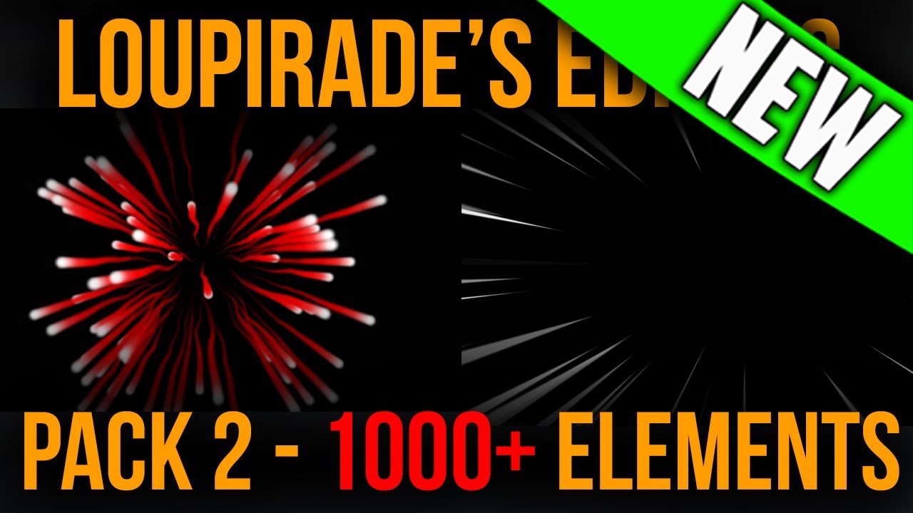 NEW ! 🔥 THE ULTIMATE FREE & BIGGEST EDITING PACK 2 - Overlays, effects... VFX PACK
