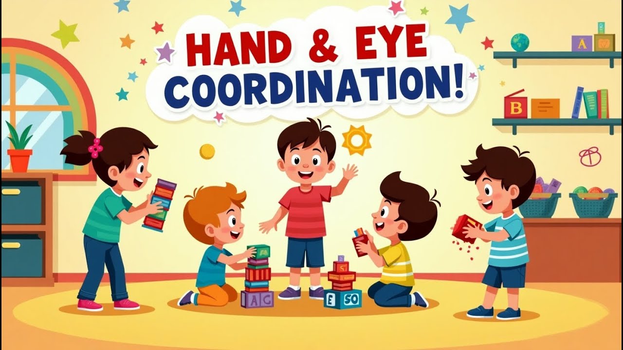 Hand & Eye Coordination Activity | Fun Skill-Building at Our Playschool! 🧠👋🎯