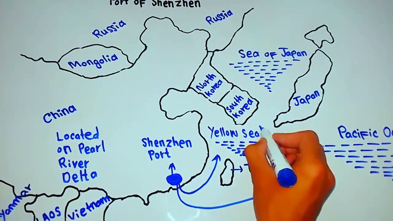 Where is Port of the Shenzhen located on map | Shenzhen port in China || 5min Knowledge