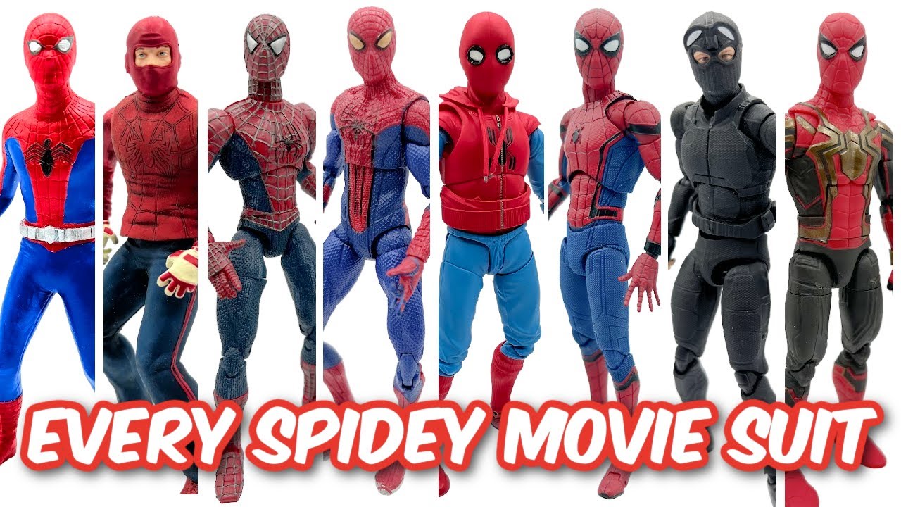 The Best Figures of All Spider-Man Movie Suits + FIGURE GIVEAWAY