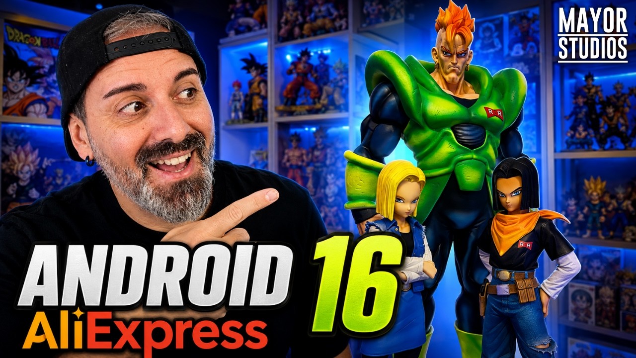 ANDROID 16 - Figura del AliExpress espectacular! Unboxing y reviews y comparaciones de la figura!!