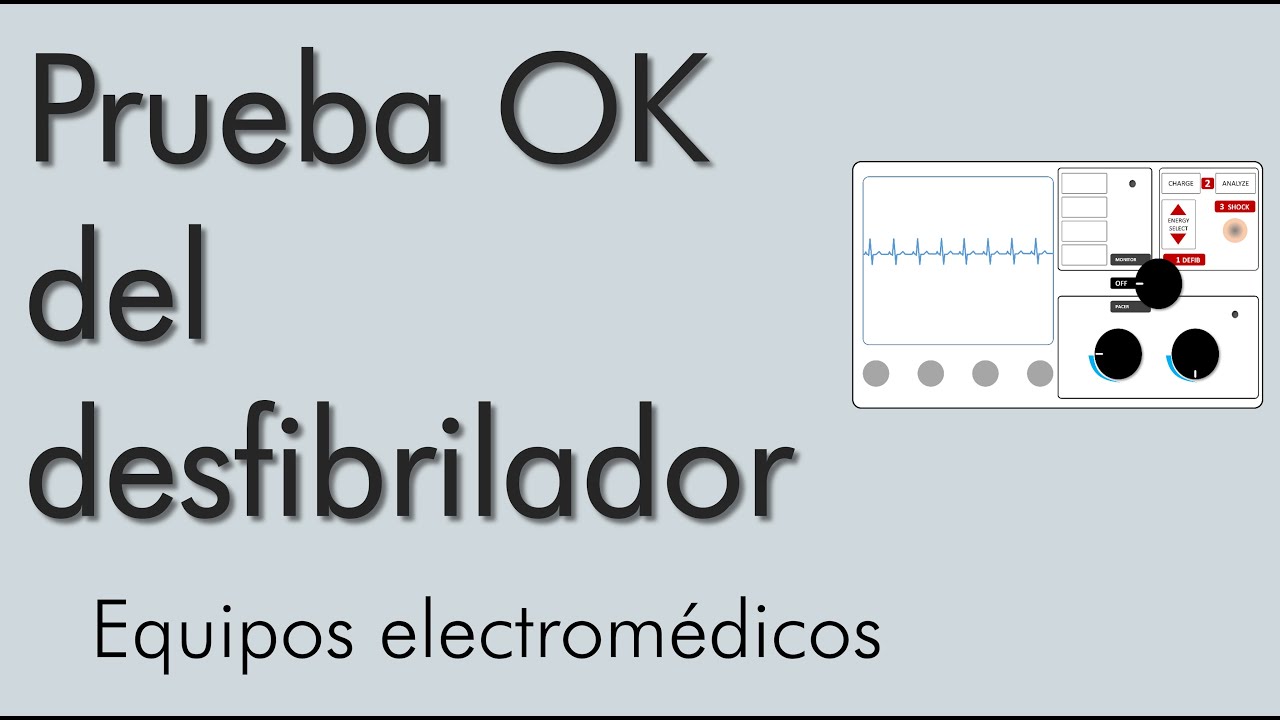 Desfibrilador | Prueba OK | Electromédicos