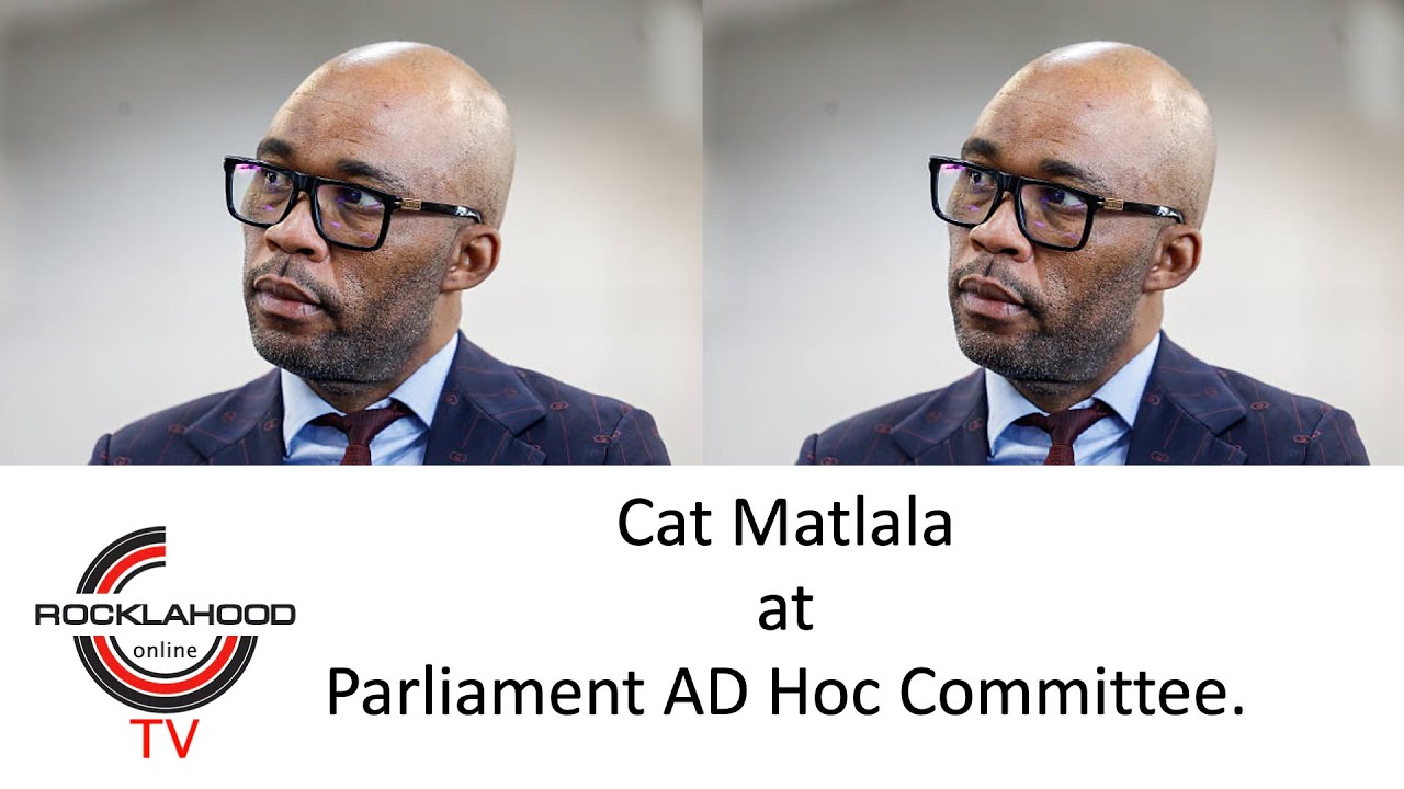 Cat Matlala at the AD HOC committee Day 1