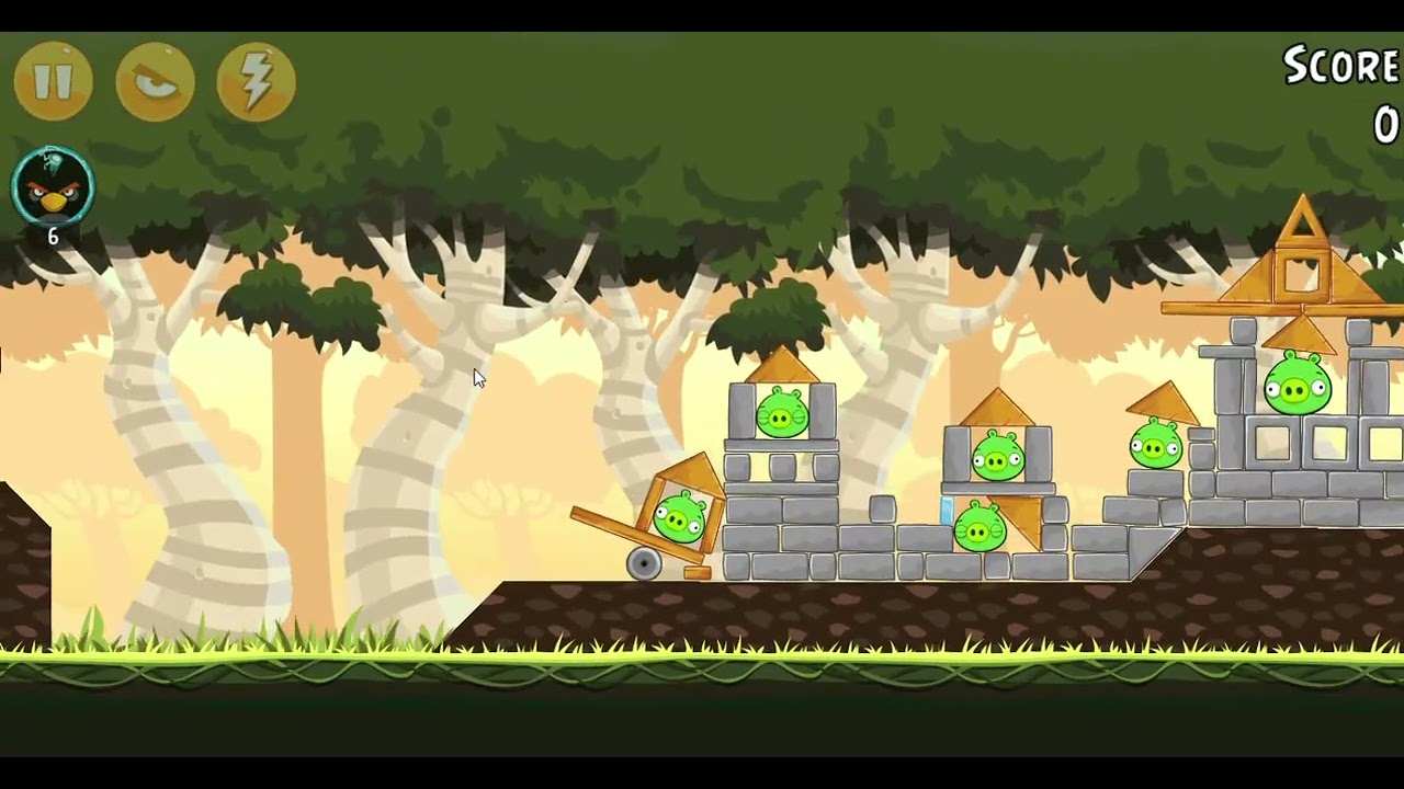 Angry Birds GAMEPLAY #6 bastante bueno la verdad tendrias que verlo