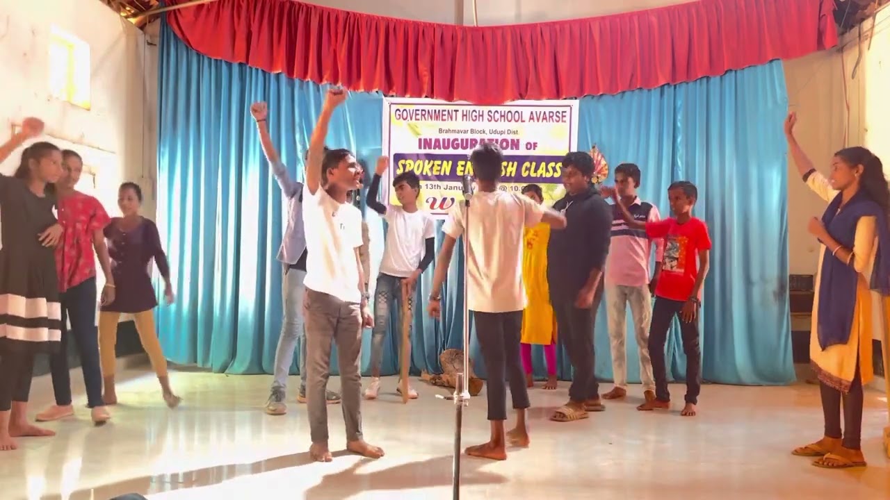 A skit on the theme of  ‘Strength in unity ‘ by GHS AVARSE
