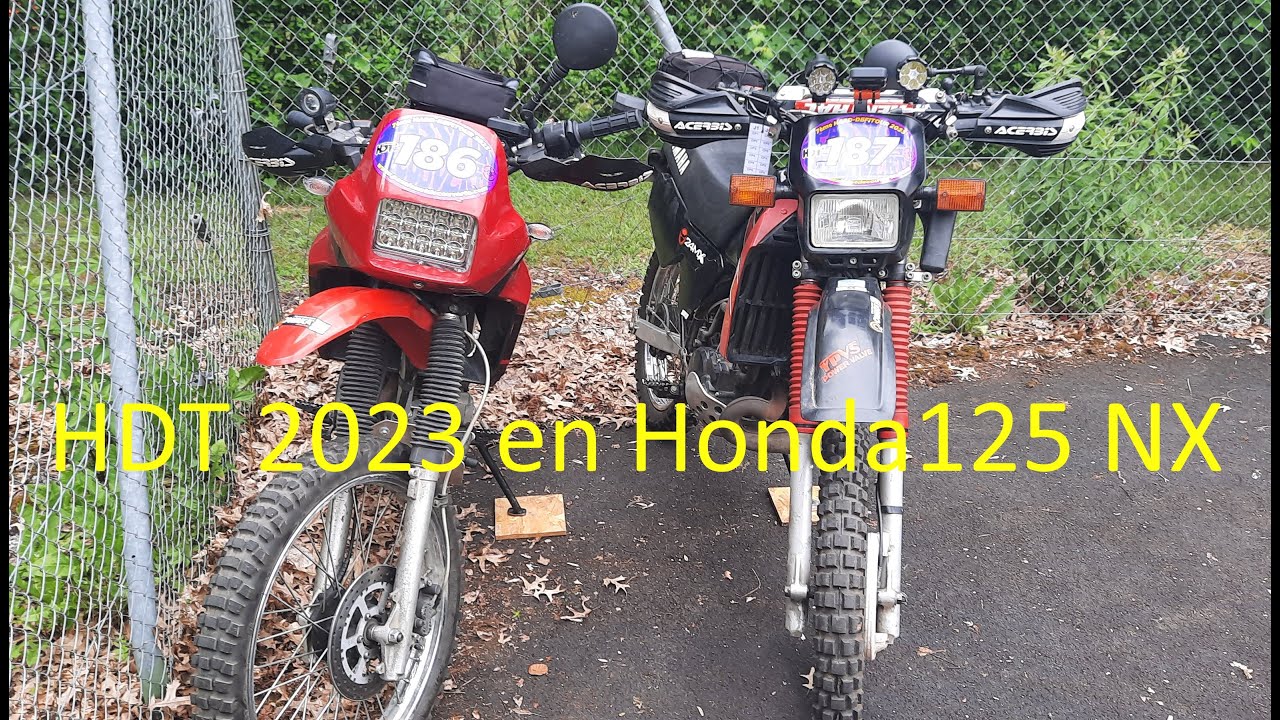 Hard Défi Tour 2023 en Honda 125 NX