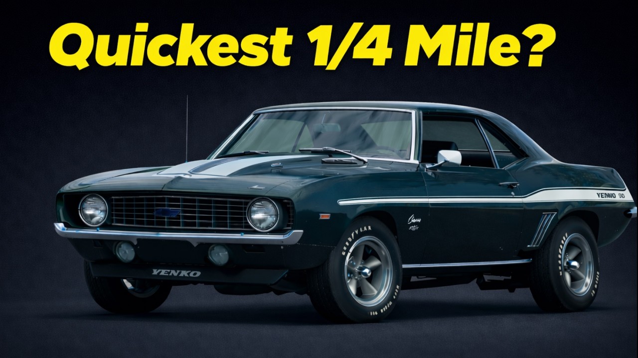 Top 10 QUICKEST 1969 Muscle Cars in the QUARTER MILE