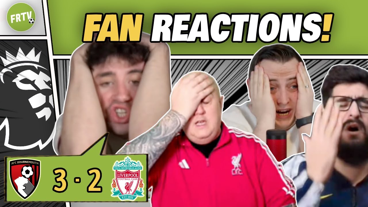 Pure Pain 😭 Liverpool Concede Last-Minute Winner in 3-2 Defeat | FAN REACTIONS