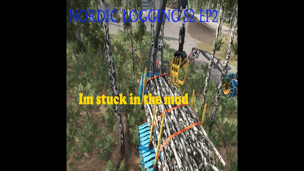 Nordic Logging S2 Ep2,farmingsimulator25, the forwarder is in,trouble,will we get the logs out