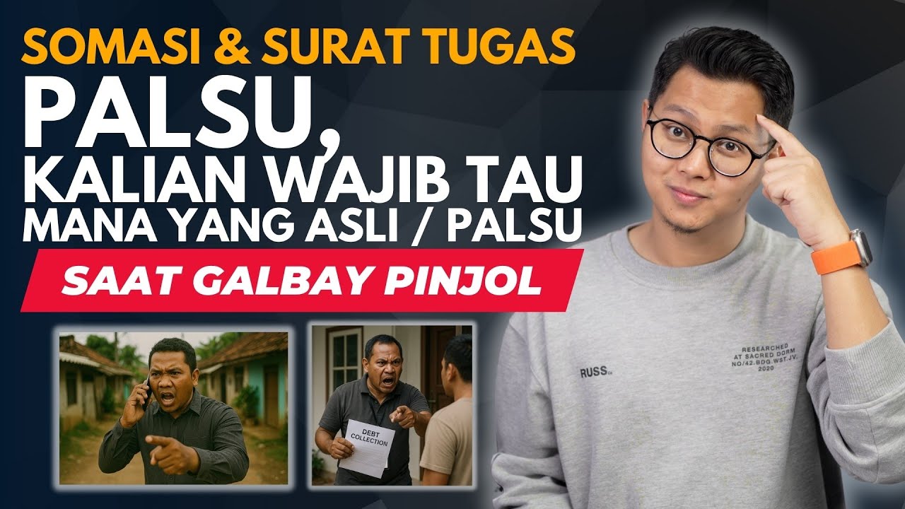 SOMASI & SURAT TUGAS PALSU, WAJIB TAU MANA ASLI & PALSU SAAT GALBAY PINJOL !