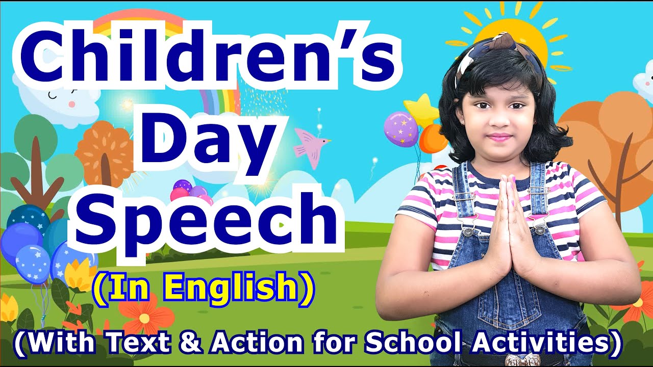 Children's Day Speech In English | Childrens Day Speech In English | Best Speech On Children's Day