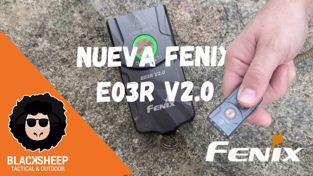 Mi nueva linterna EDC  La Fenix E03R V2 0