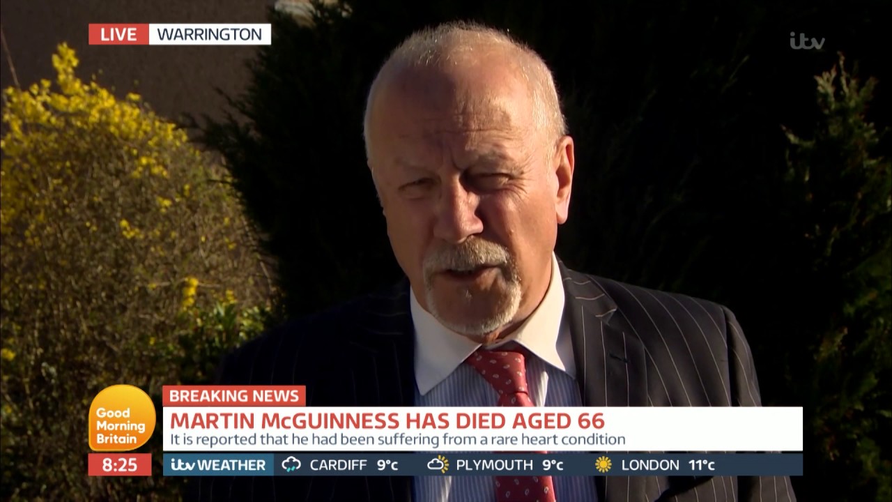 Colin Parry Reacts to the Death of Martin McGuinness | Good Morning Britain
