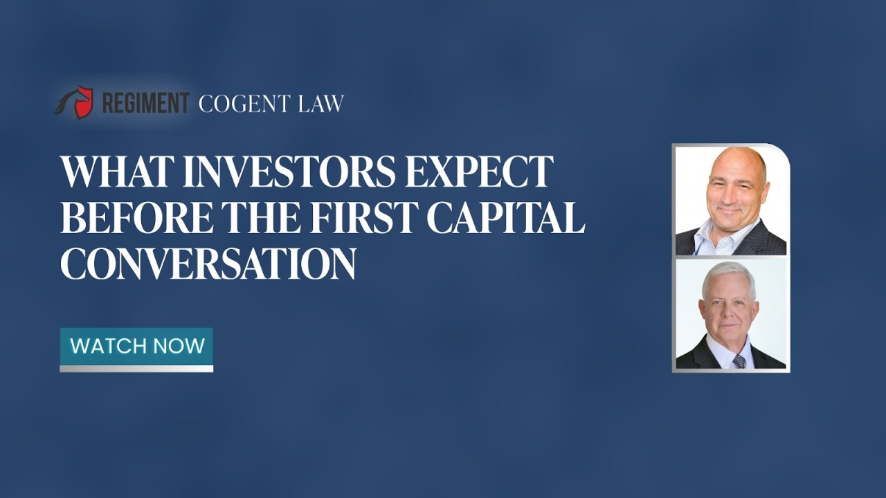 What Investors Expect Before the First Capital Conversation