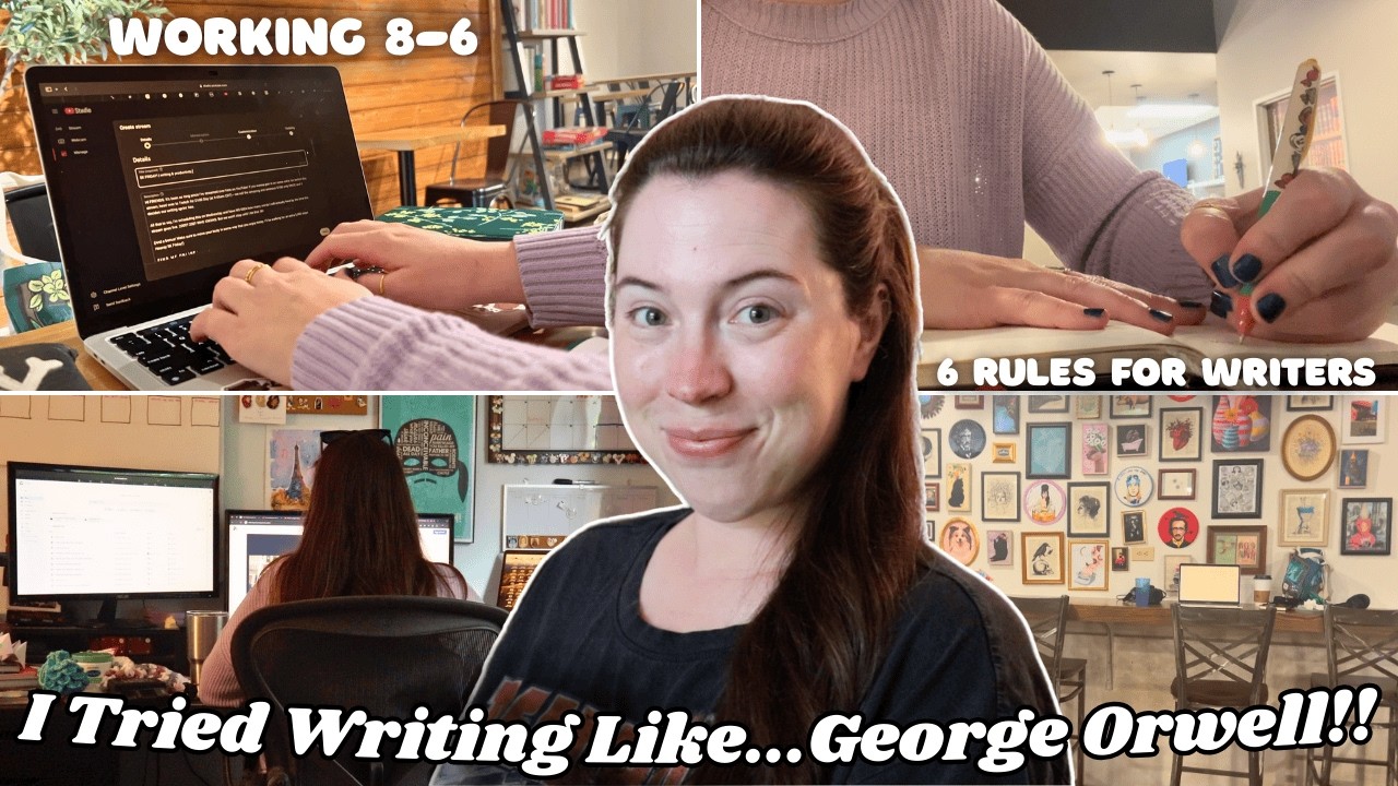 I copied George Orwell's writing routine & here's what I learned! | 6 RULES FOR WRITERS