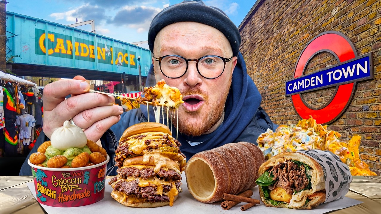 WORST vs BEST food at London's Camden Market (Is this market overhyped?)