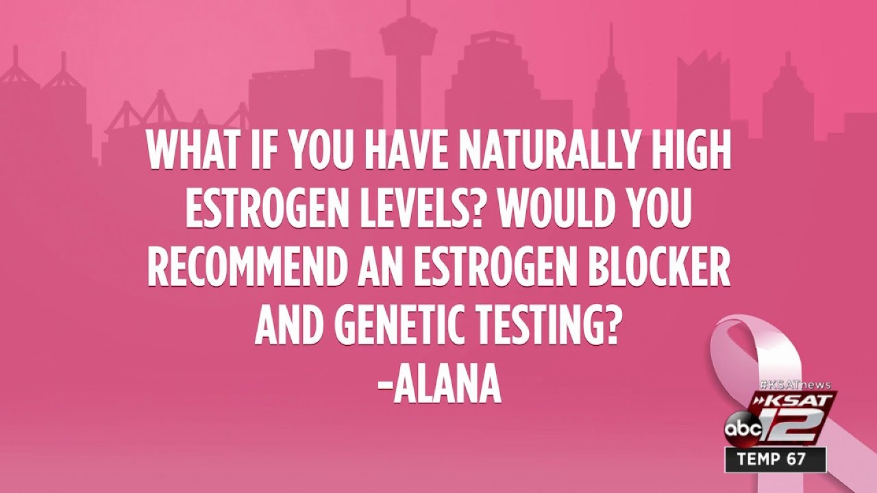 Q&A: Would you recommend an estrogen blocker, genetic testing if you have naturally high estroge...