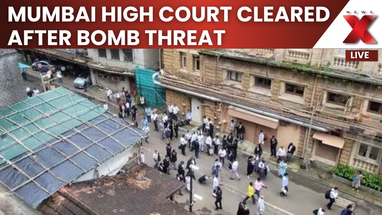 Mumbai HC Bomb Threat Live | Panic in Mumbai as High Court Cleared Following Bomb Threat | NewsX