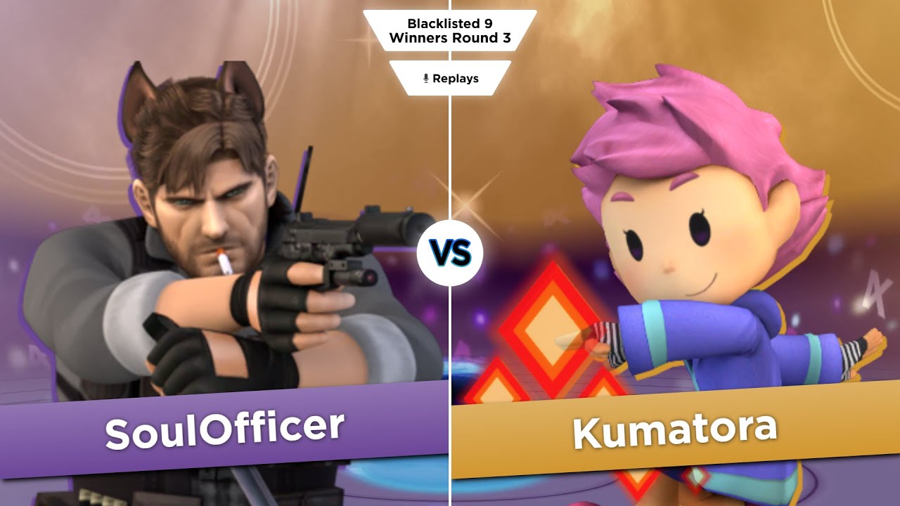 Blacklisted 9 WR3 - SoulOfficer (Snake) vs Kumatora (Ness)