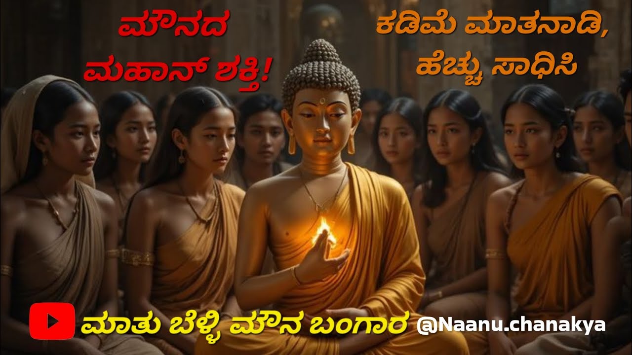 ನಿಮ್ಮ ಮಾತು ನಿಮ್ಮ ಜೀವನವನ್ನೇ ಬದಲಿಸಬಹುದು! ಬುದ್ಧ ಹೇಳಿದ ಮೌನದ ರಹಸ್ಯ | Power of Silence - Buddha Story