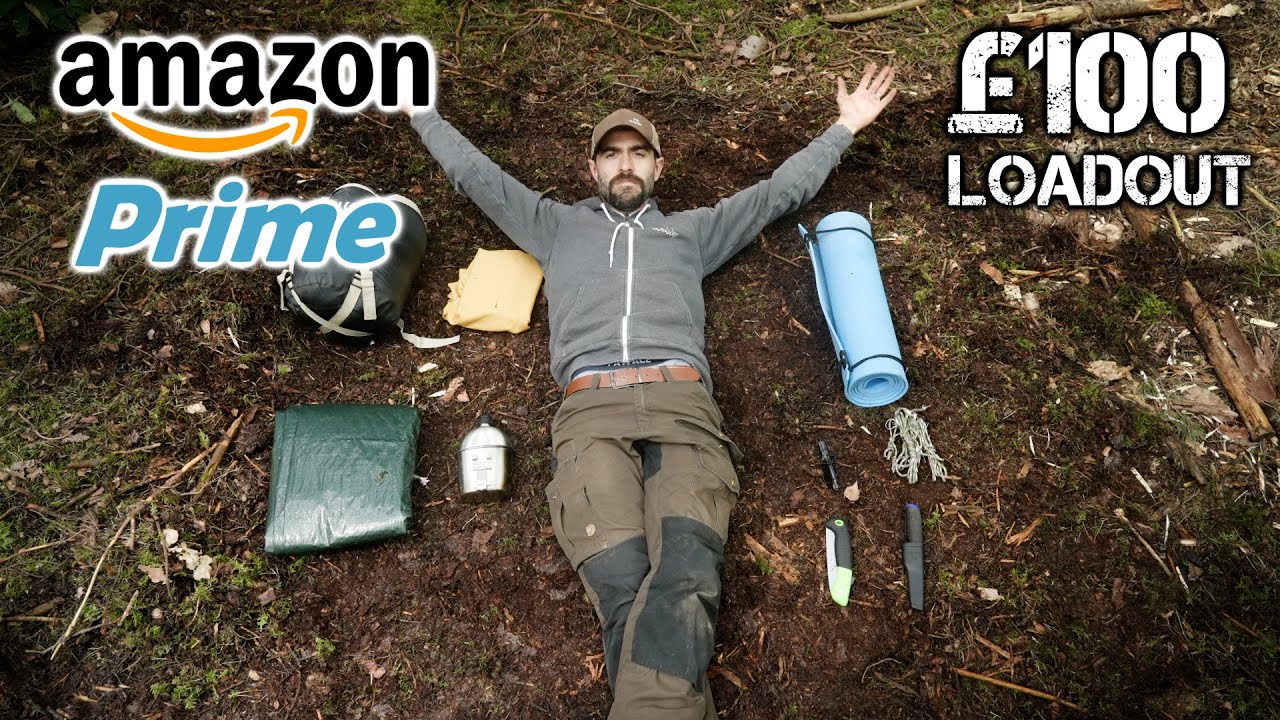 100 фунтов стерлингов на Amazon Prime Camping Challenge (доставка снаряжения для походов в лес на...