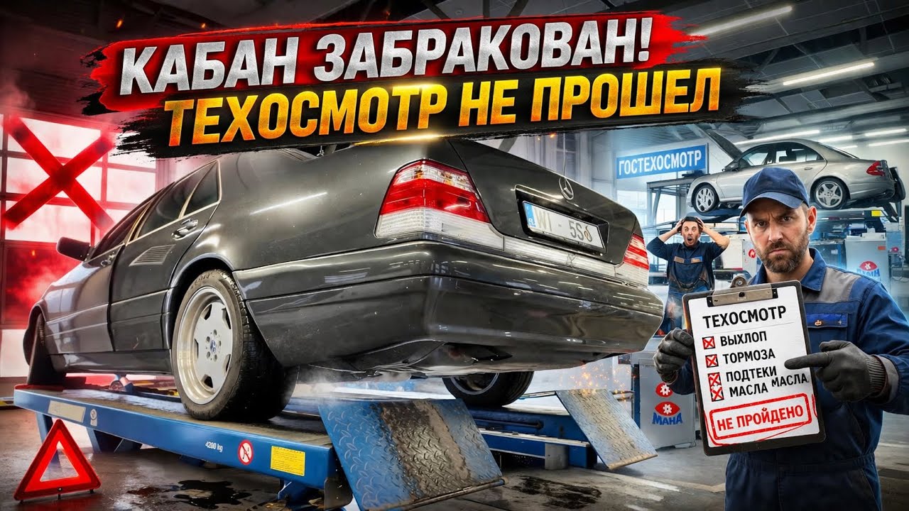 Купил Mercedes W140 из Испании Первые Проблемы  и Регистрация в Латвии