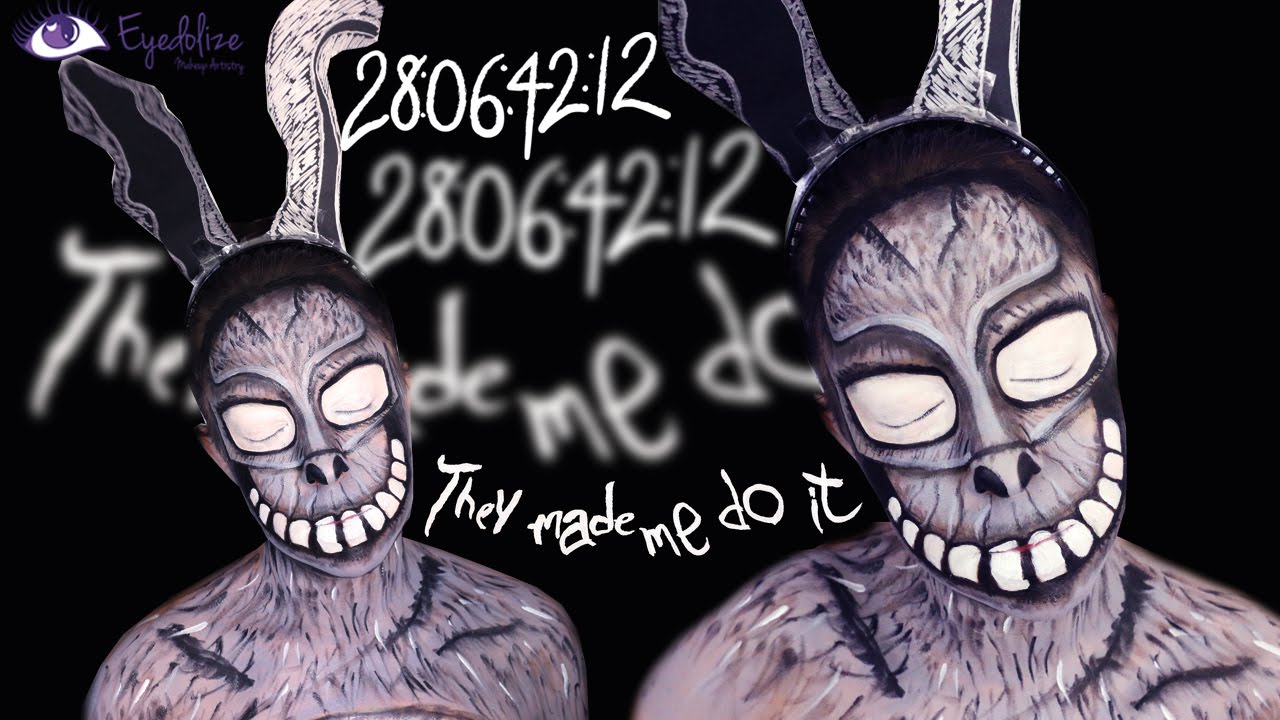 Donnie Darko Frank the Bunny Makeup Tutorial by EyedolizeMakeup