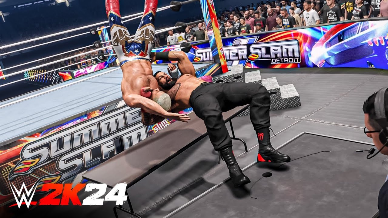 WWE 2K24: All NEW OMG Moments Using The Announcers Table