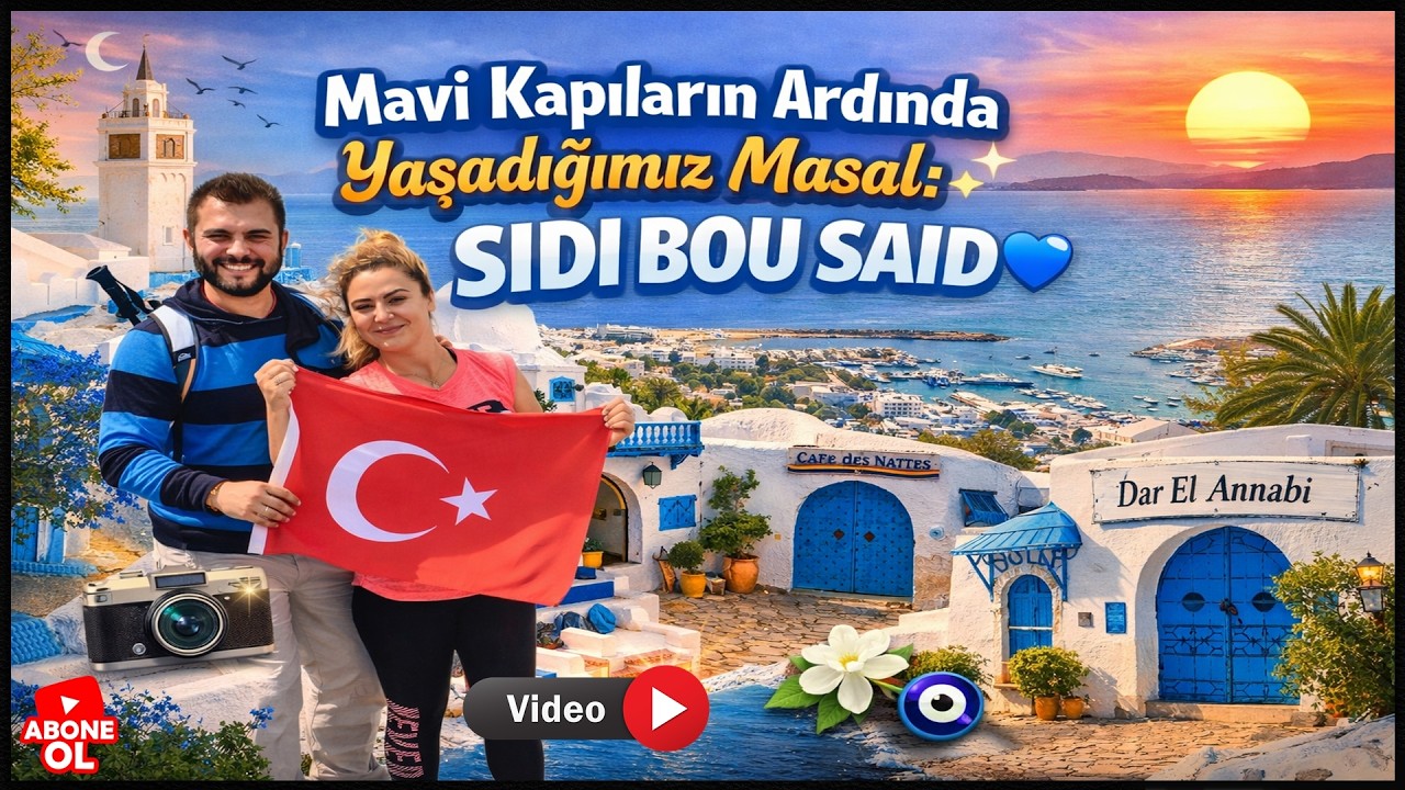Mavi Kapıların Ardında Yaşadığımız Masal: SİDİ BOU SAİD💙✨