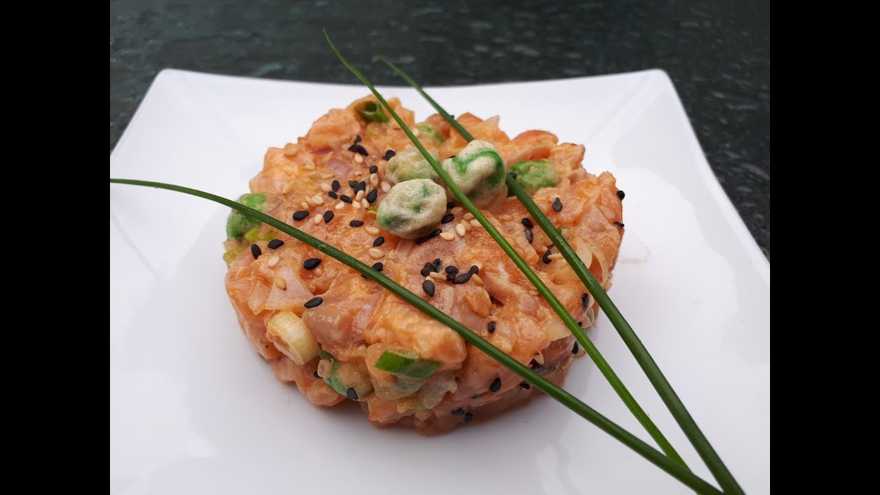 Recette de tartare de saumon à l'asiatique