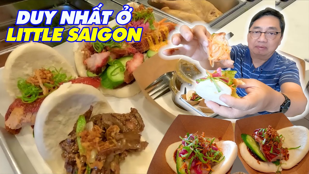 Hấp dẫn món ăn không đụng hàng ở Little Saigon, Bánh bao mềm xốp, Vịt quay heo quay thơm ngon đậm đà
