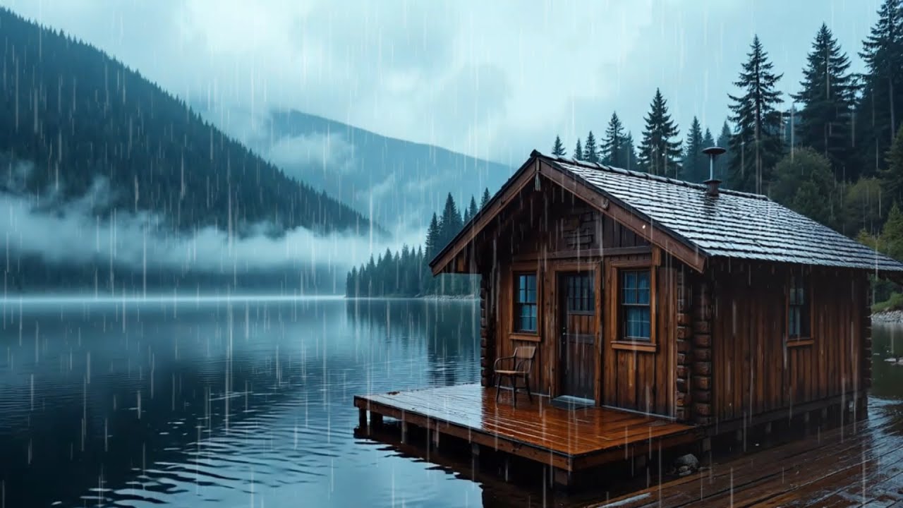 Dreamscape Serenity: Rainy Night Melodies for Deep Sleep