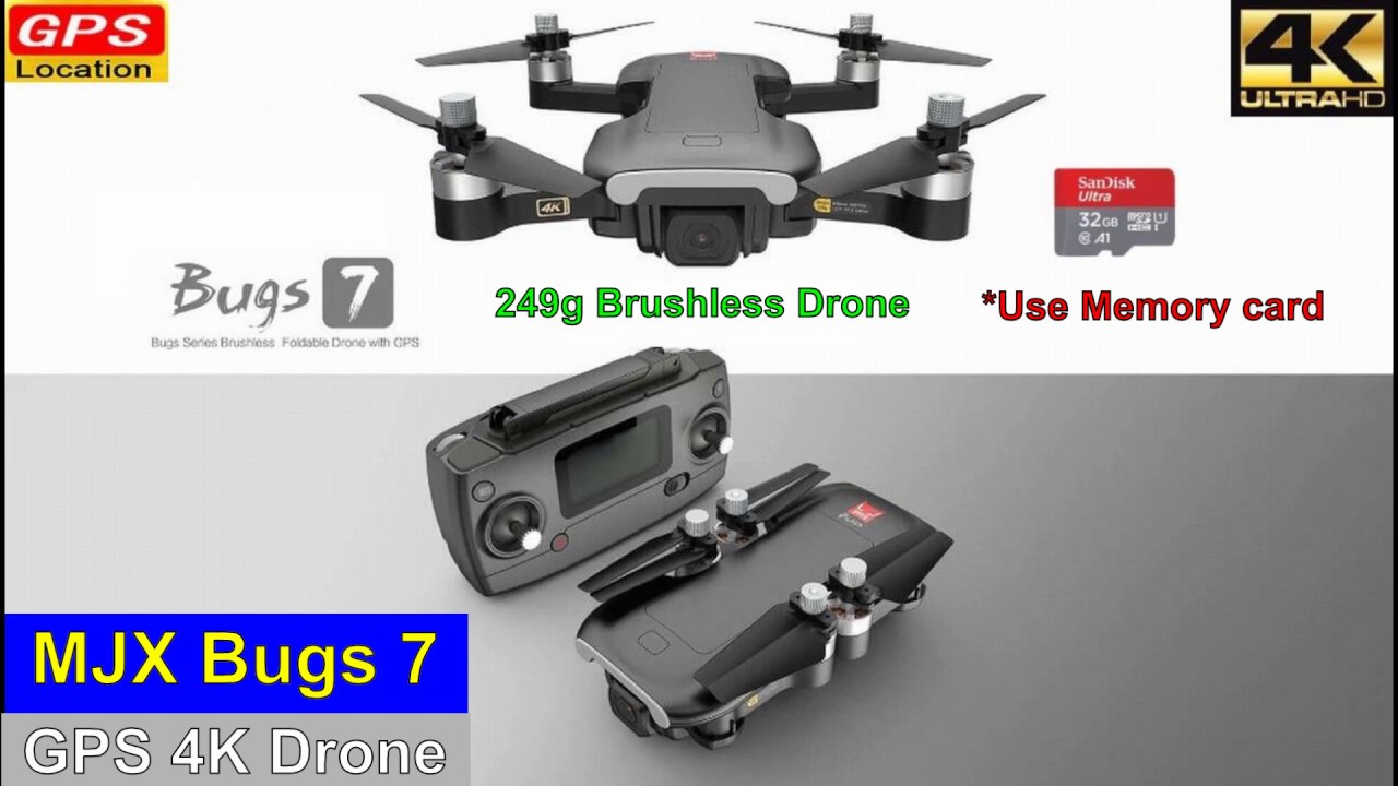 MJX Bugs B7 GPS 4K Camera Drone &ndash; Just Released !