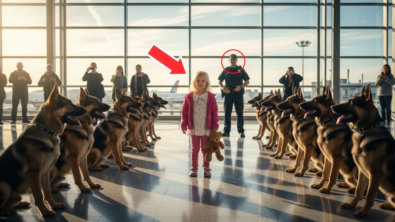 14 Police Dogs Surround a Little Girl at the Airport &mdash; What Happened Next Shocked&nbsp;Everyone!