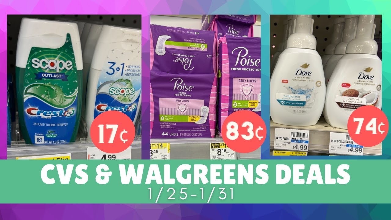Top CVS & Walgreens Deals 1/25-1/31