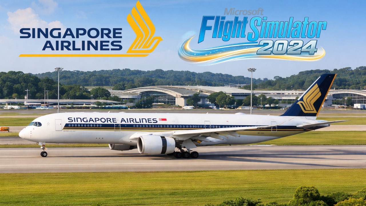 MSFS 2024 Singapore to Bangalore LIVE VATSIM | Airbus A350 Singapore Airlines | Real ATC Experience