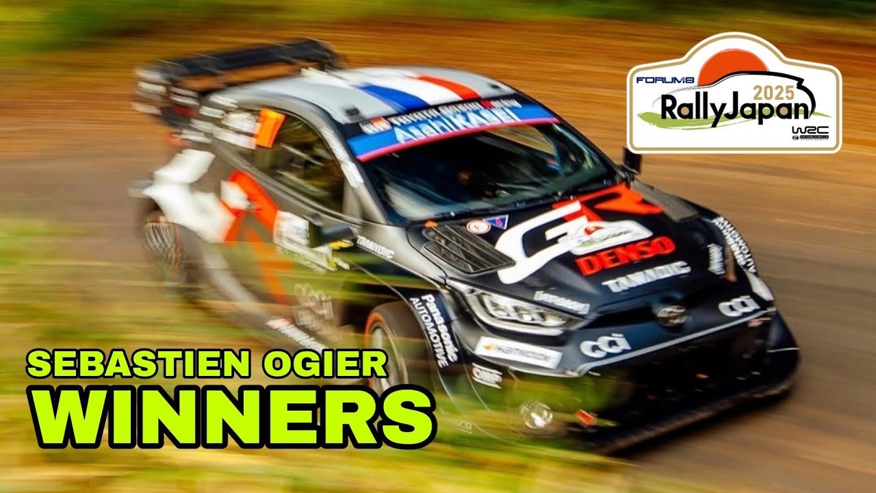 Sébastién OGIER & Vincent LANDAIS WINNER FORUM8 RALLY JAPAN 2025 - WRC777