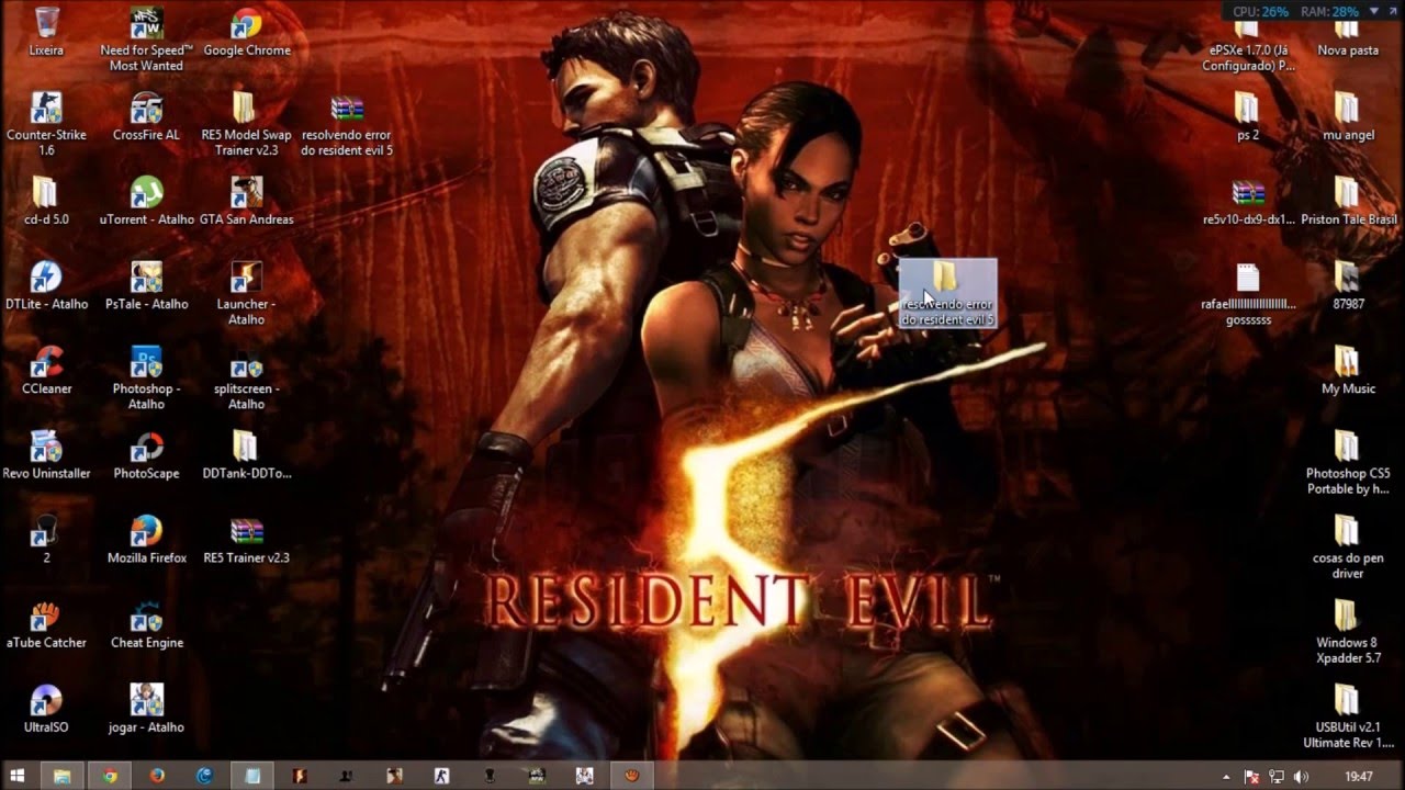resident evil 5 como resolver erro e_fail xliveinitialize &xii