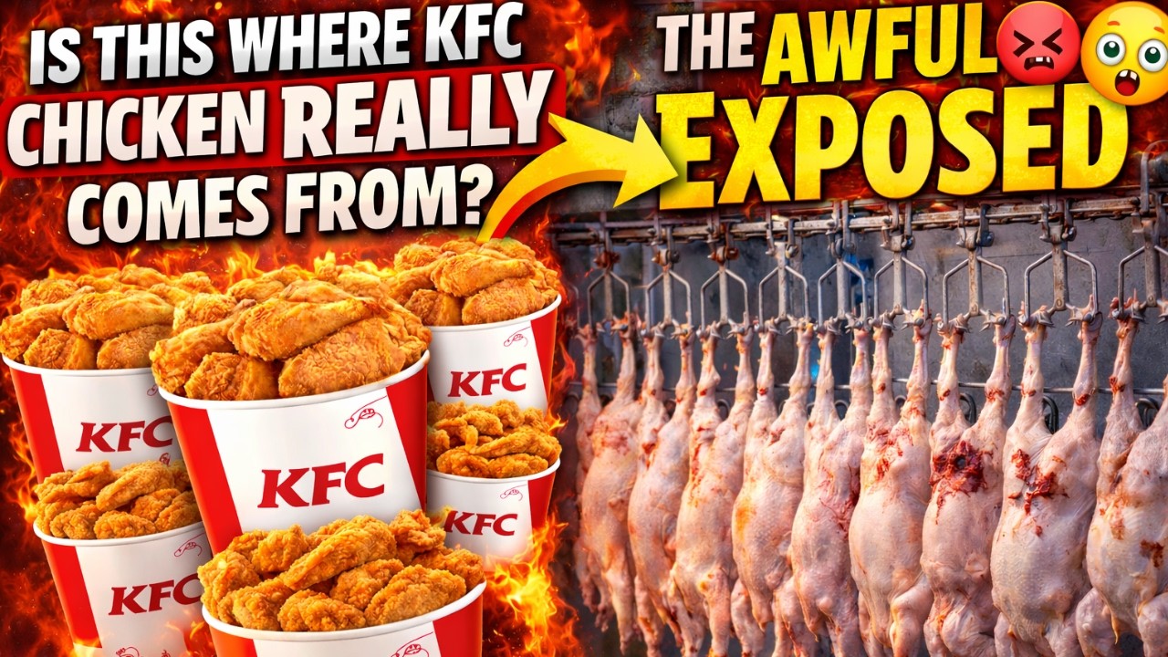 Откуда на самом деле берется курица KFC? Подробности современного птицеводства.