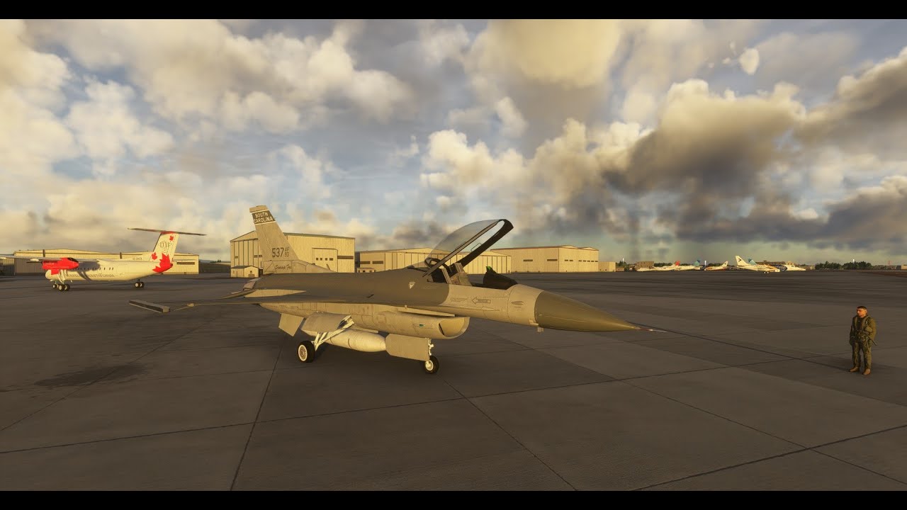 Microsoft Flight Simulator 2024   F-16C 　小牧基地→築城基地
