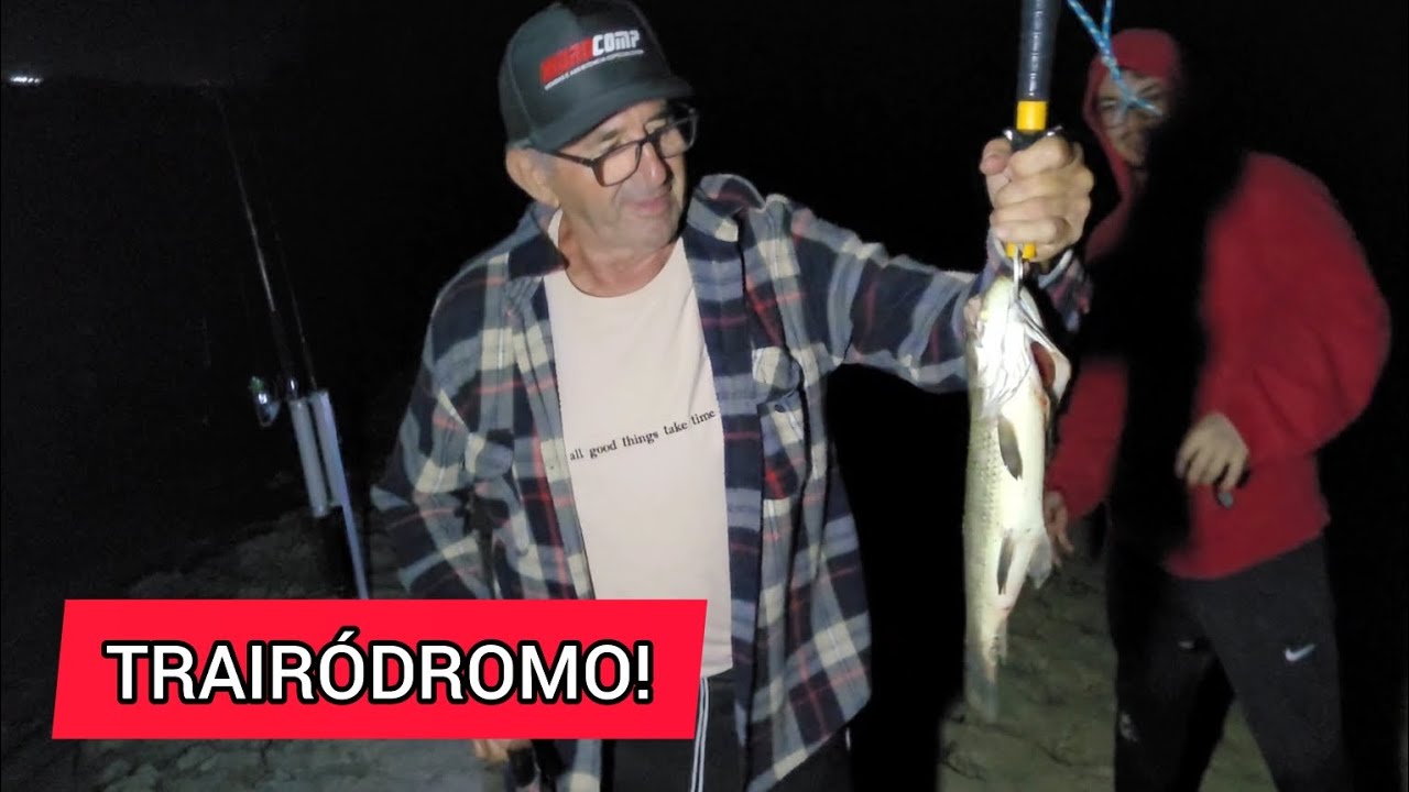 TRAIRÓDROMO! NUNCA VI TANTA TRAÍRA! Pescaria noturna em Mostardas - RS.