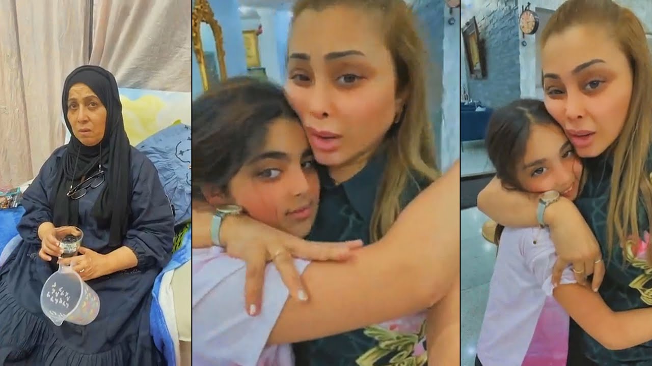 ابرار الكويتية تستقبل أمها وبناتها بعدما رجعوا من السفر !! ردة فعل أمها🙈
