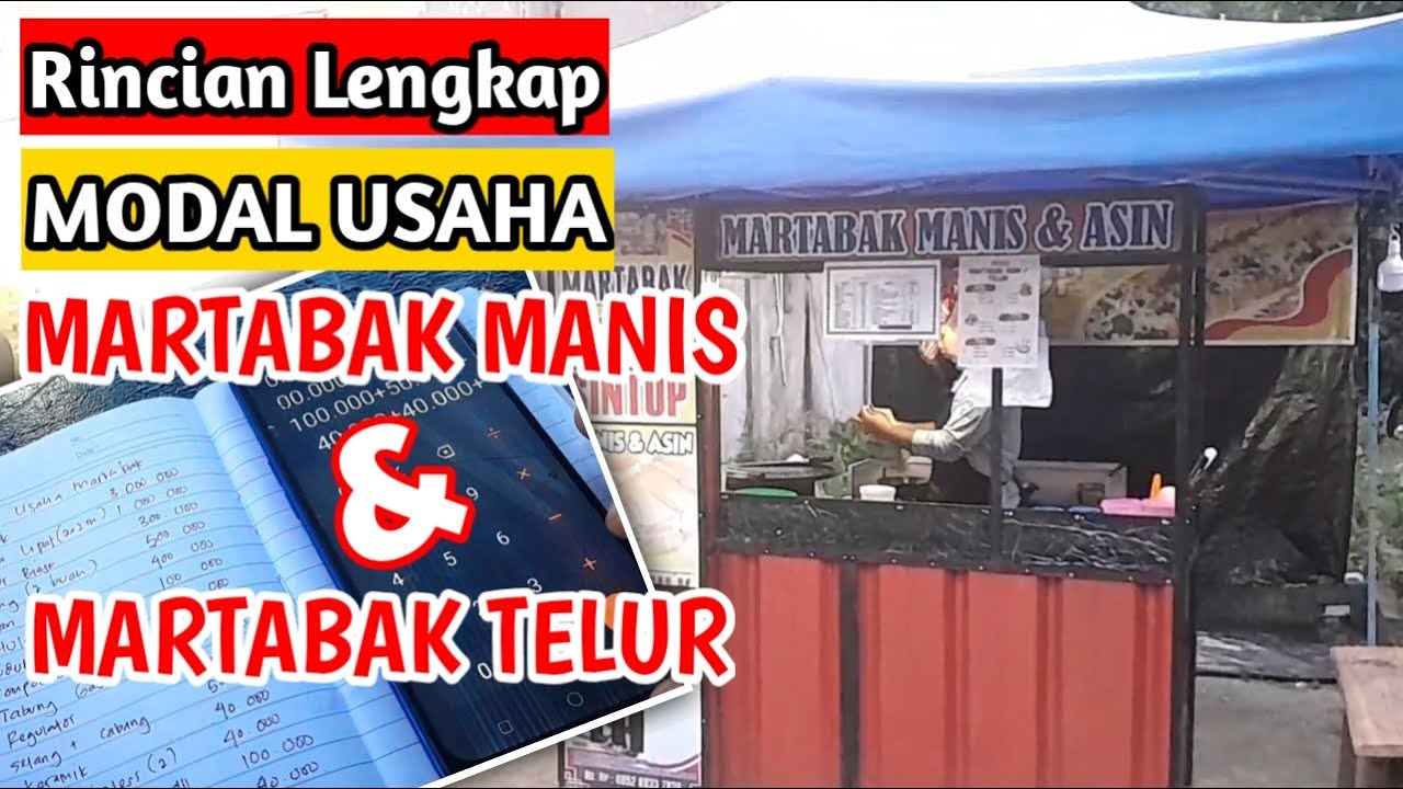 Rincian Modal Usaha Martabak